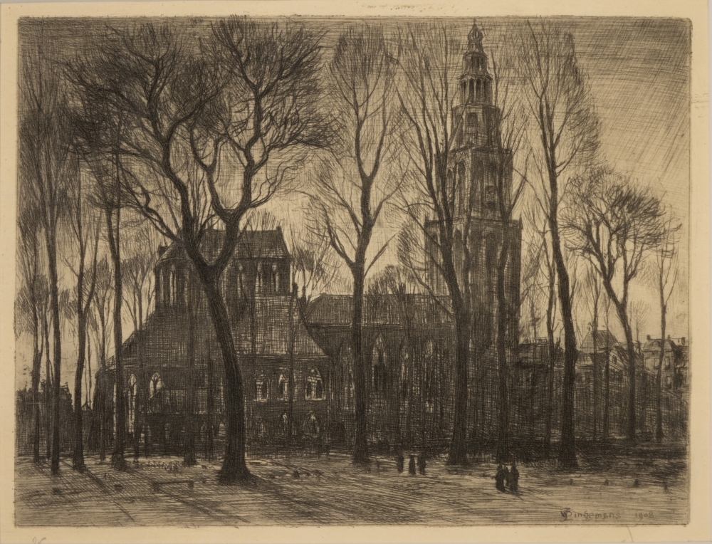 Het Martinikerkhof te Groningen