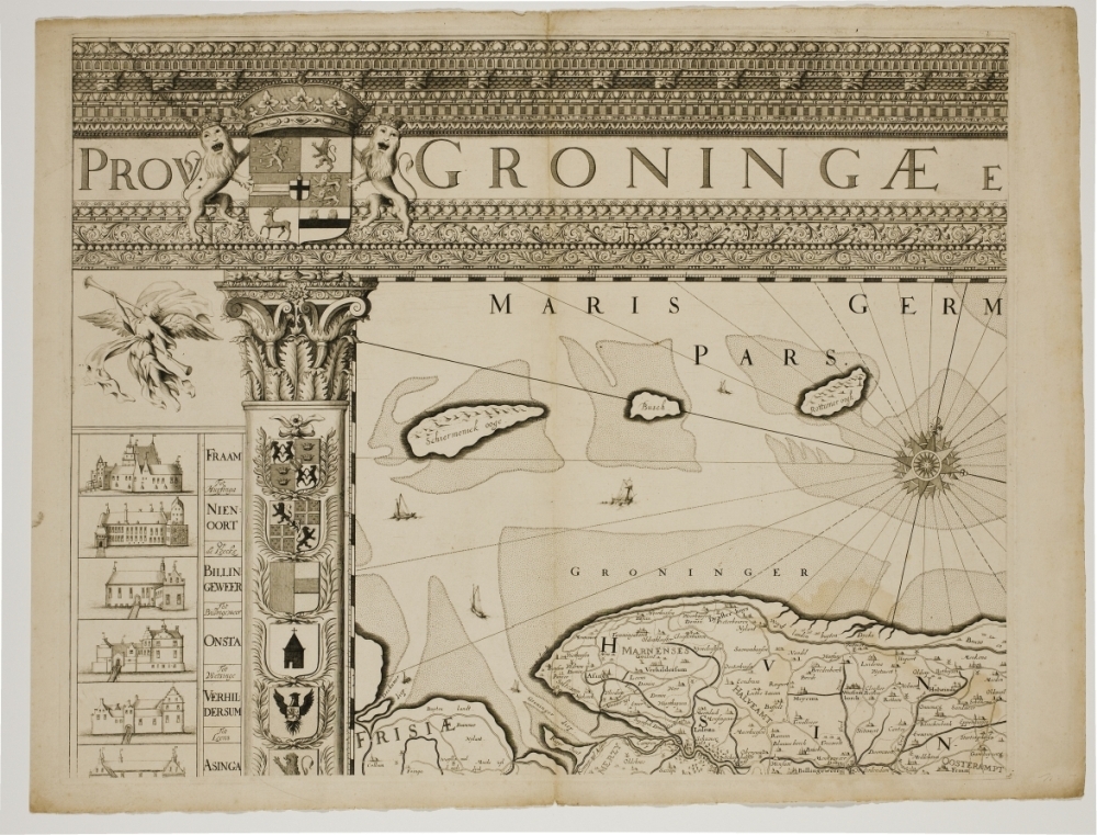 Coenderskaart Provincie Groningen