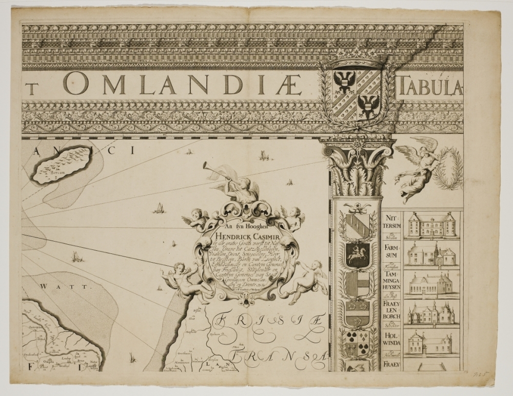 Coenderskaart Provincie Groningen
