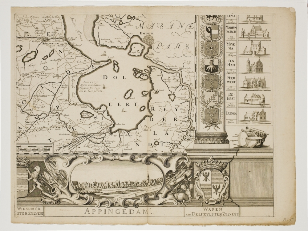 Coenderskaart Provincie Groningen
