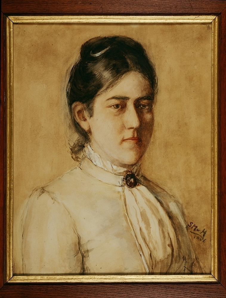 Portret van mevr. A.C. Bisdom-Croiset van der Kop