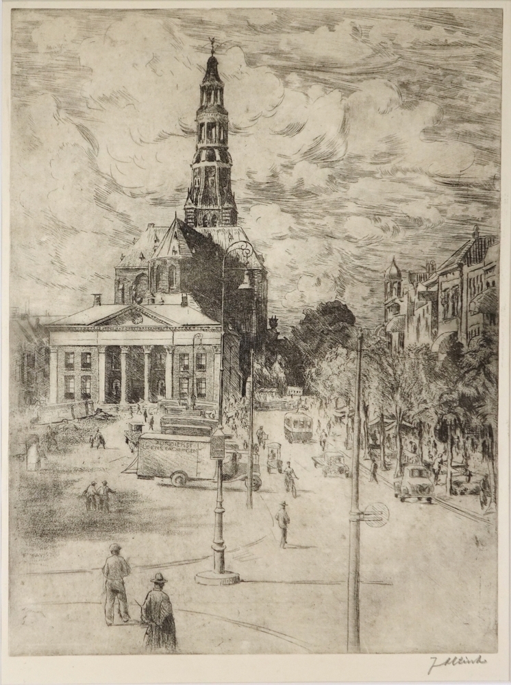 Vismarkt te Groningen.