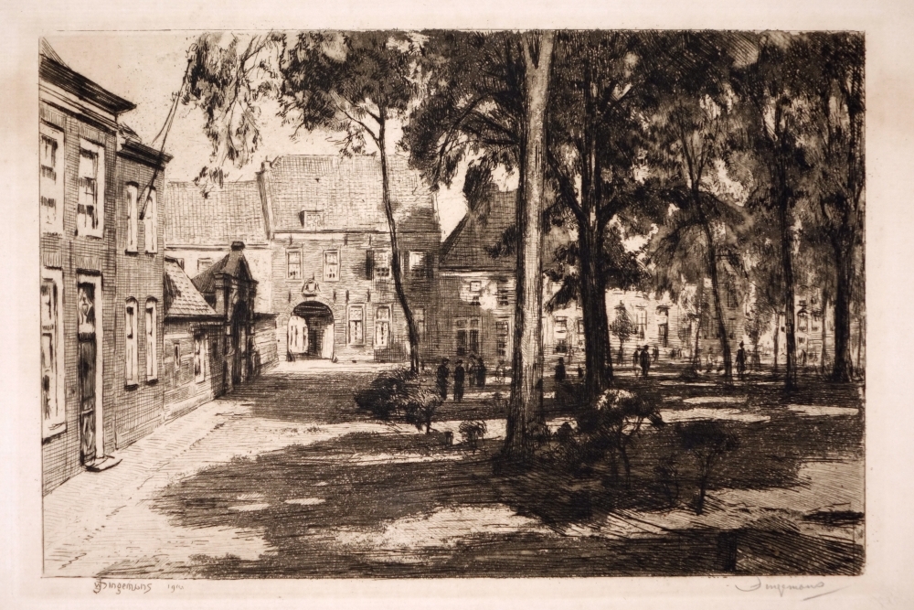 Martinikerkhof te Groningen.