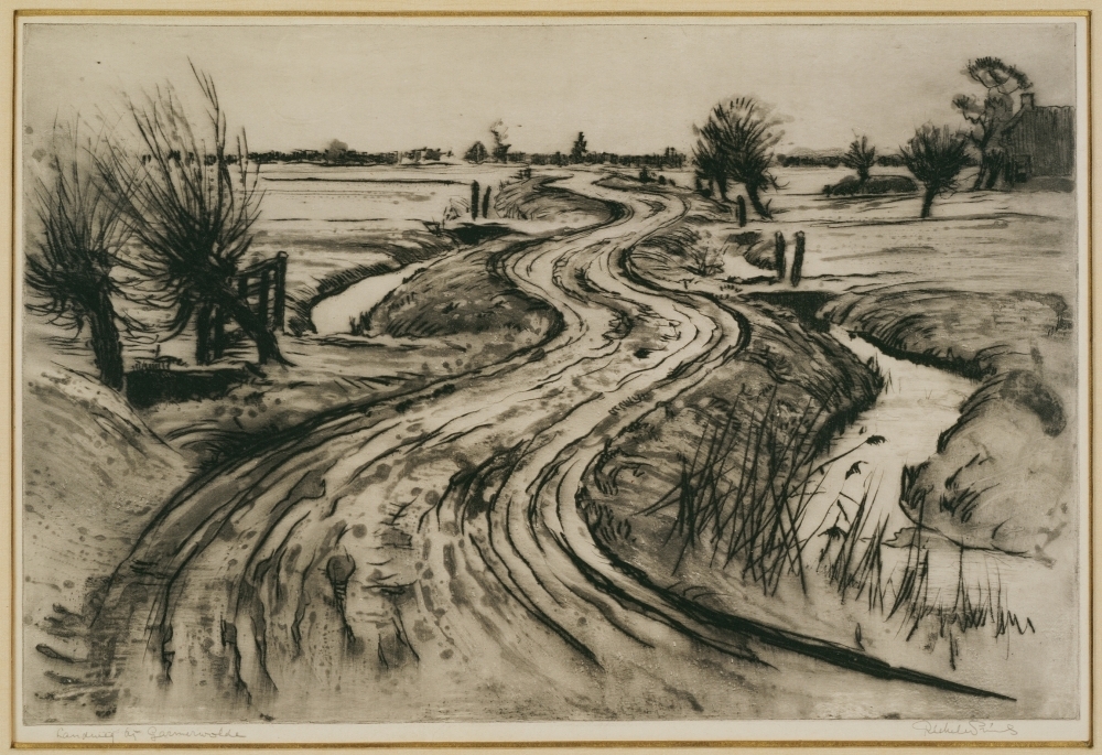 Landweg bij Garmerwolde.