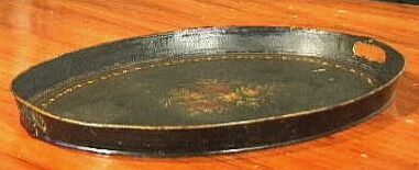 Gelakt blikken dienblad.