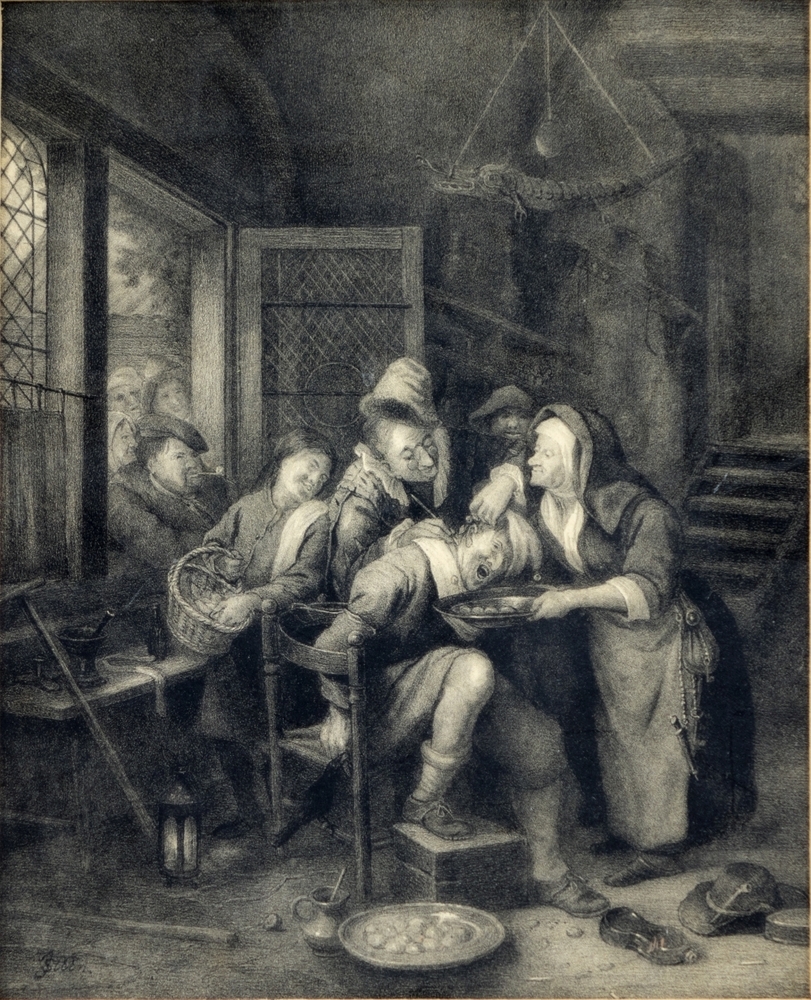 Genretafereel van Jan Steen.