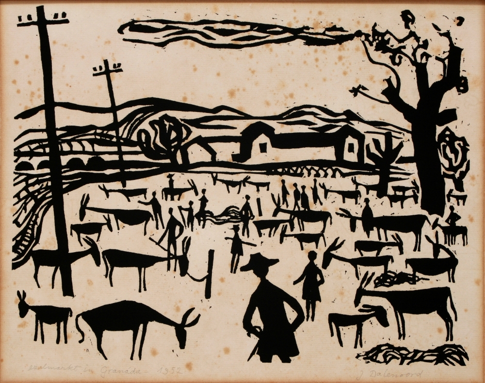 Ezelmarkt in Granada.