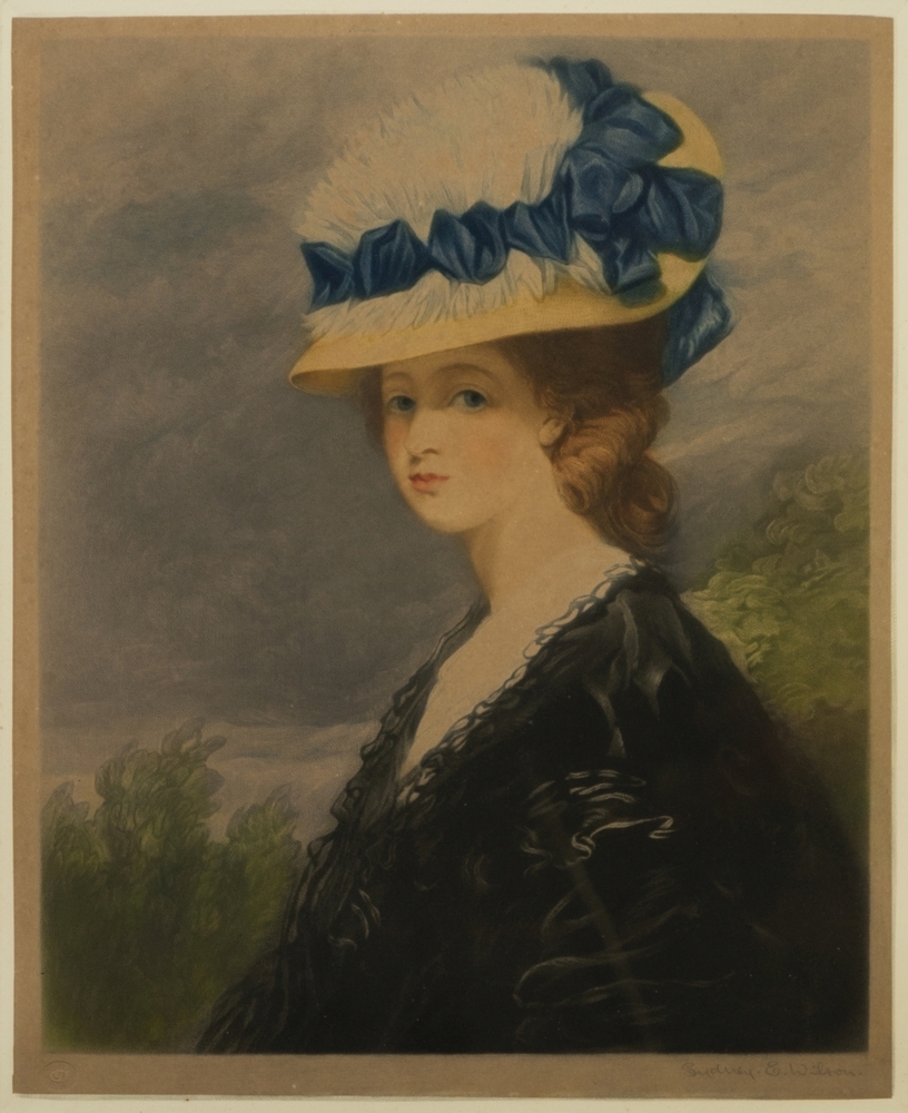 Portret van Mrs. Musters.