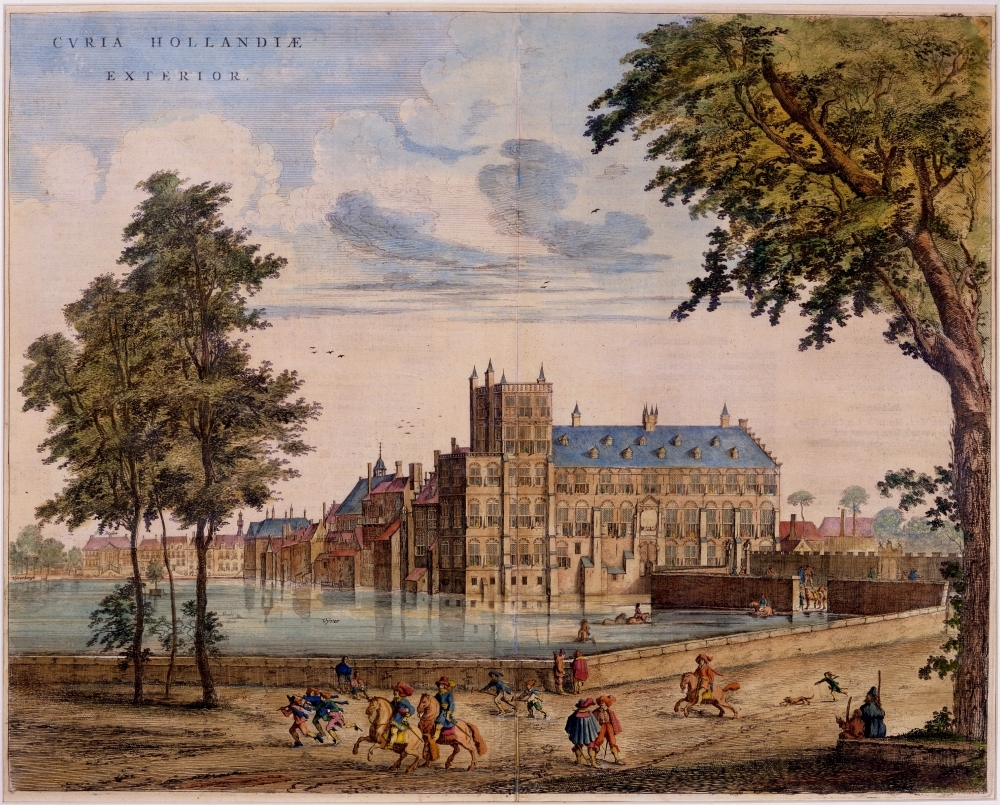 topografie: Het Buitenhof te Den Haag.