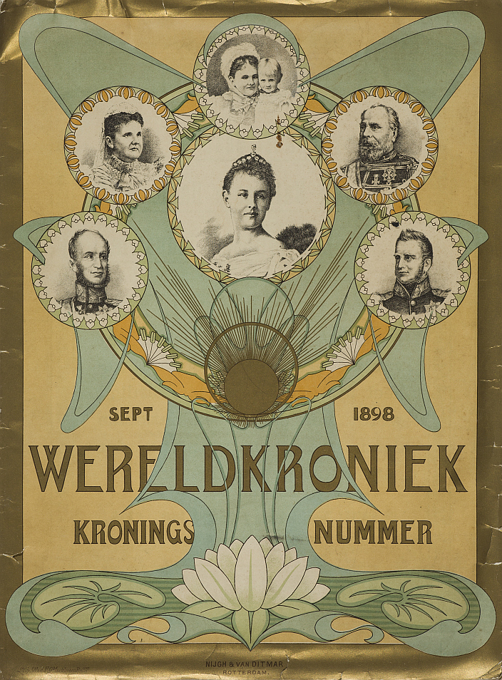 Kroningsnummer van de Wereldkroniek, september 1898.
