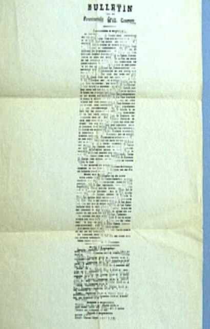 Bulletin van de Provinciale Groninger Courant ter gelegenheid van de inhuldiging van koningin Wilhelmina, 6 september 1898.