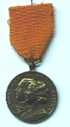 Penning t.g.v. huwelijk van Juliana en Bernhard.