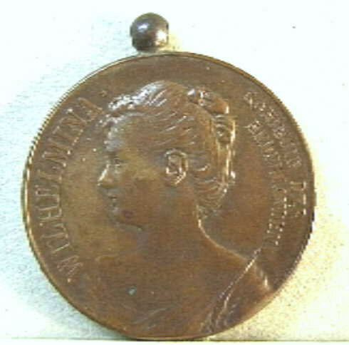 Penning t.g.v. bloemencorso Den Haag in 1898.