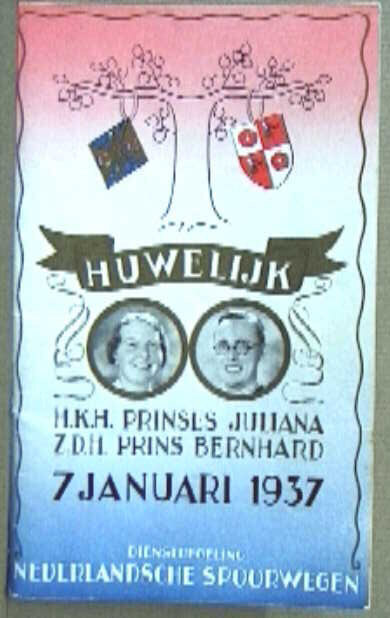 Dienstregeling Nederlandsche Spoorwegen.