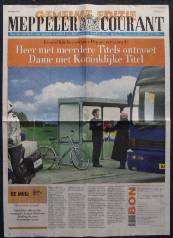 Meppeler Courant. 'Geheime Editie' 156e jaargang no. 49.