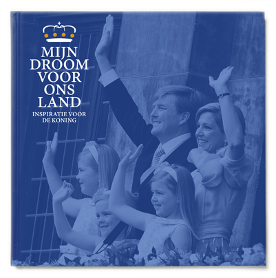boek, ter herinnering aan de inhuldiging van Willem-Alexander.