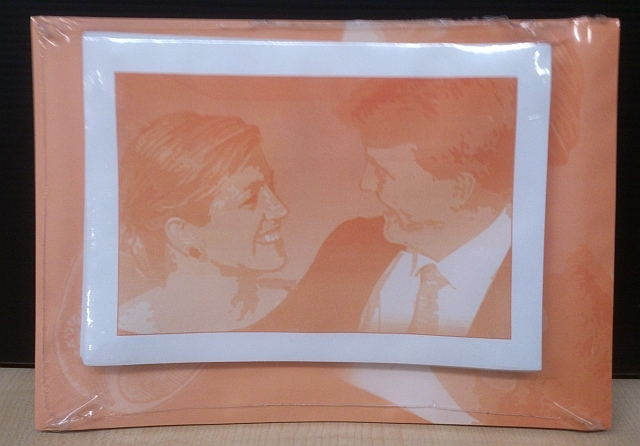 Briefpapier met afbeelding van Willem-Alexander en Maxima