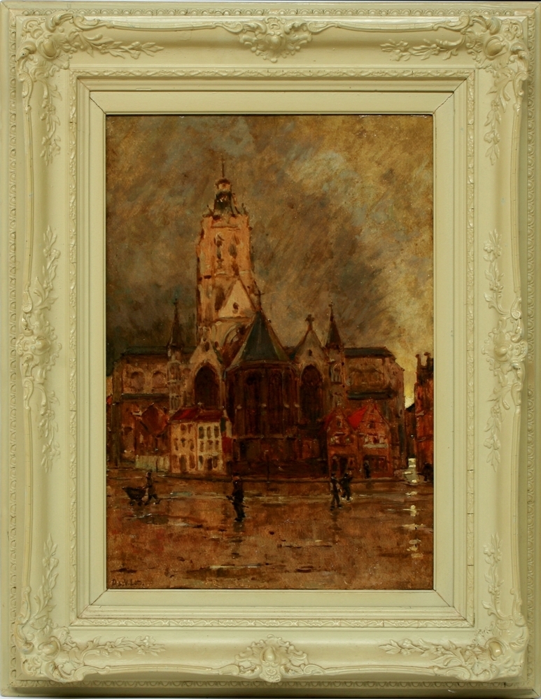 Marktplein in Brussel.