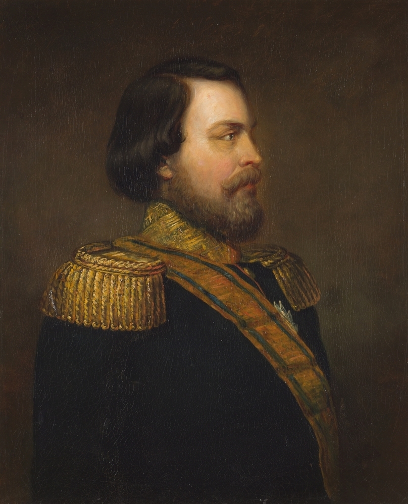Portret van Koning Willem III (1817-1890).