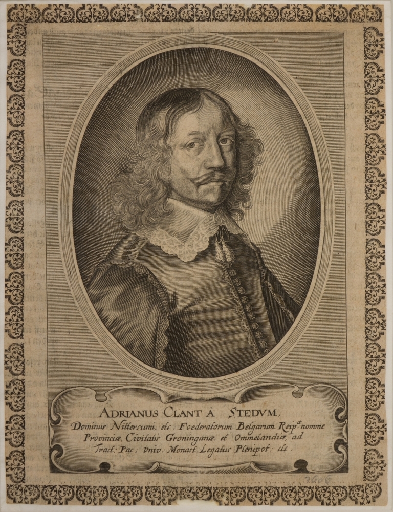 Portret van Adrianus Clant van Stedum