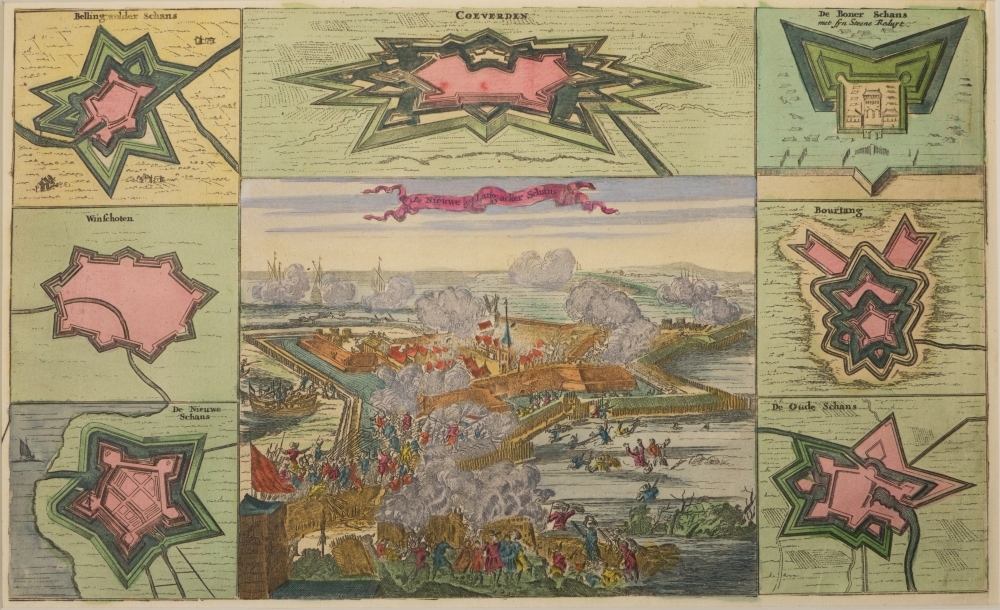 De Nieuw of Lang-acker Schans en zes andere schansen