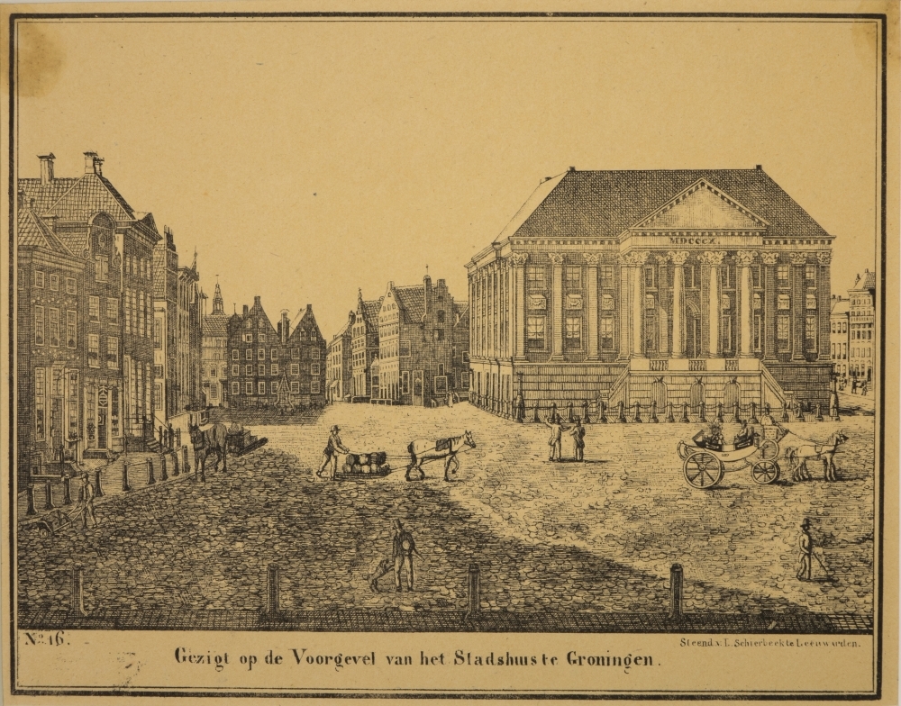 Voorgevel Stadhuis te Groningen