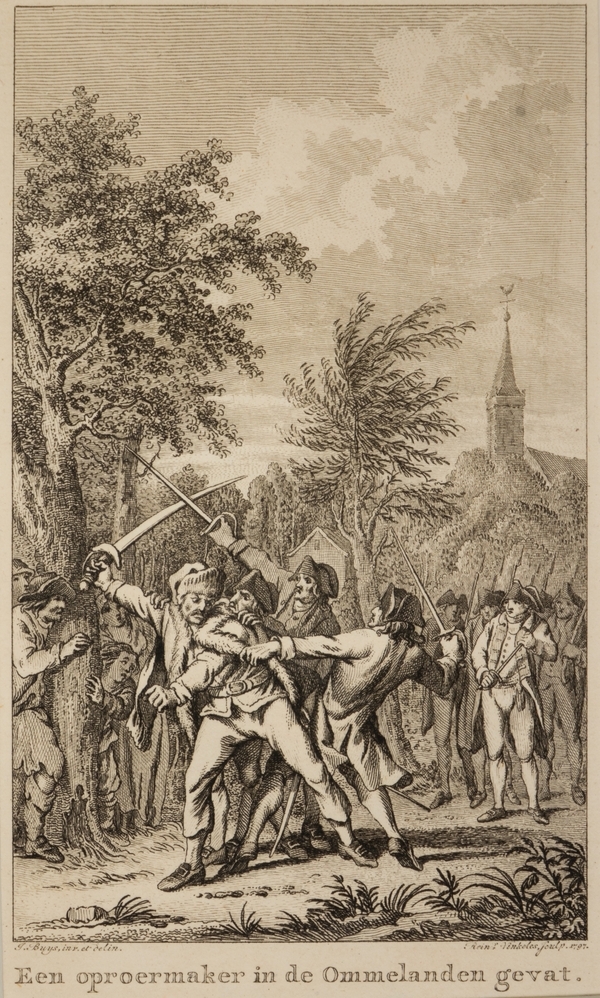 "Een oproermaker in de Ommelanden gevat"