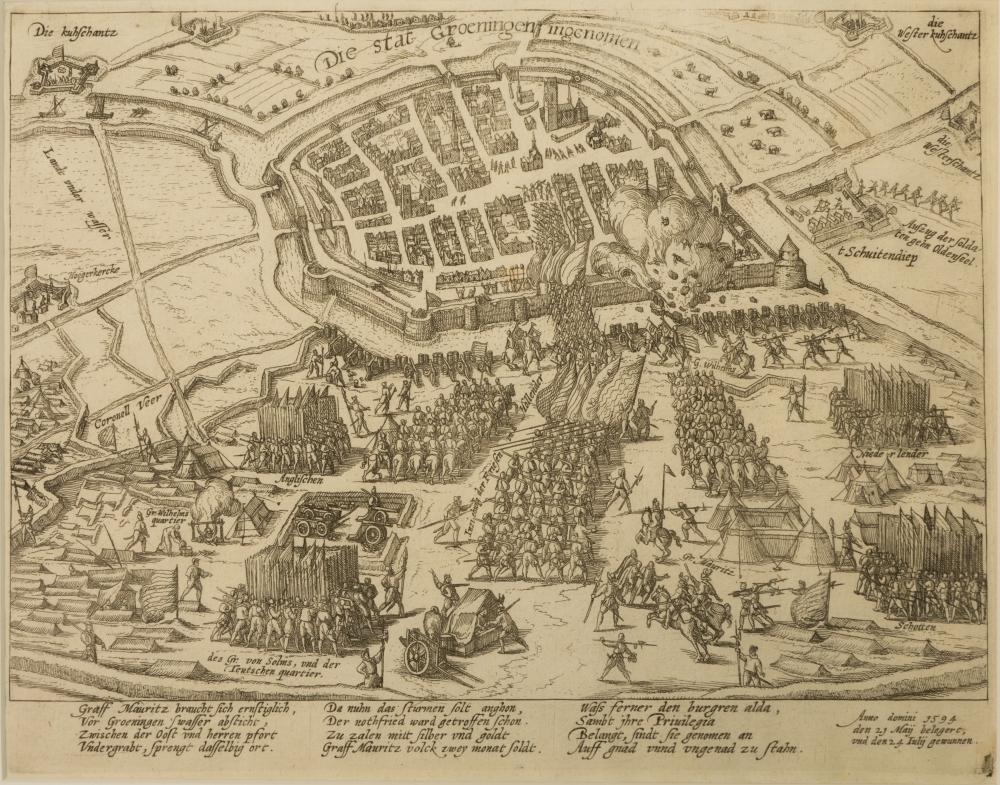 De stad Groningen ingenomen in 1594