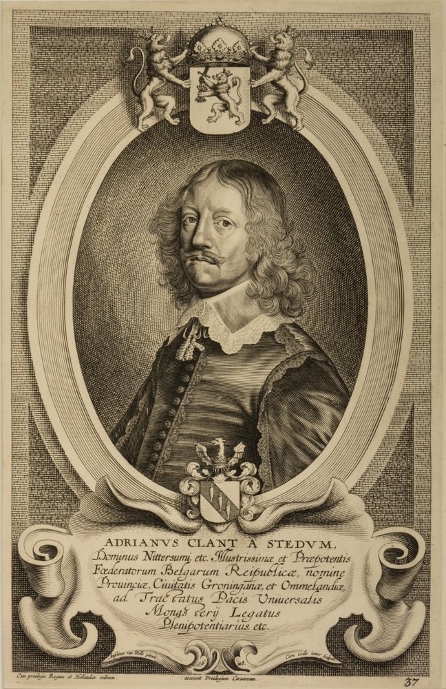 Portret van Adrianus Clant van Stedum