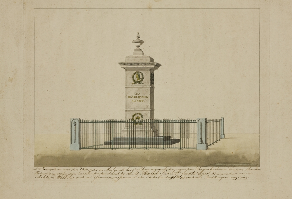 Monument voor Guyot te Groningen