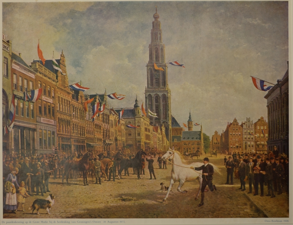 De Paardenkeuring op de Grote Markt