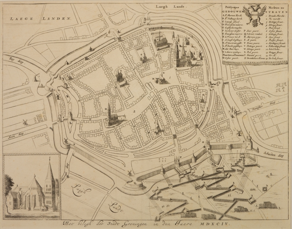 Stad Groningen, belegering