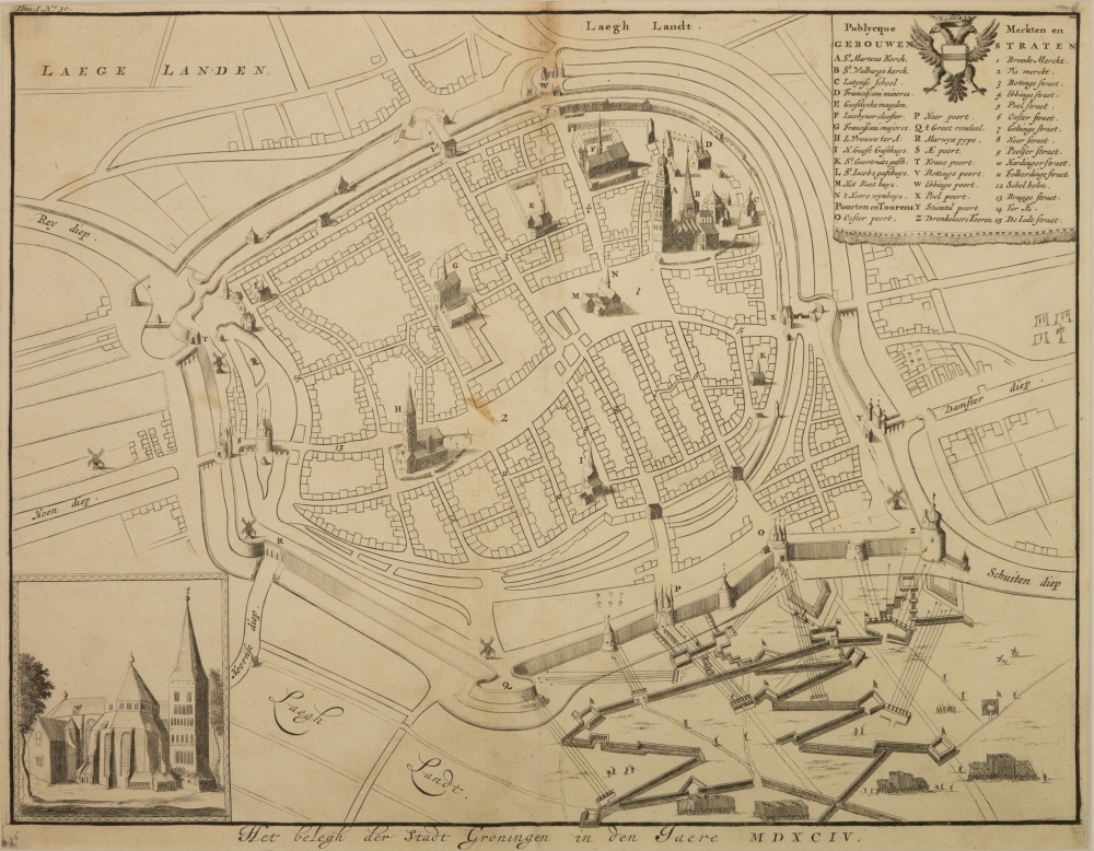 Stad Groningen, belegering