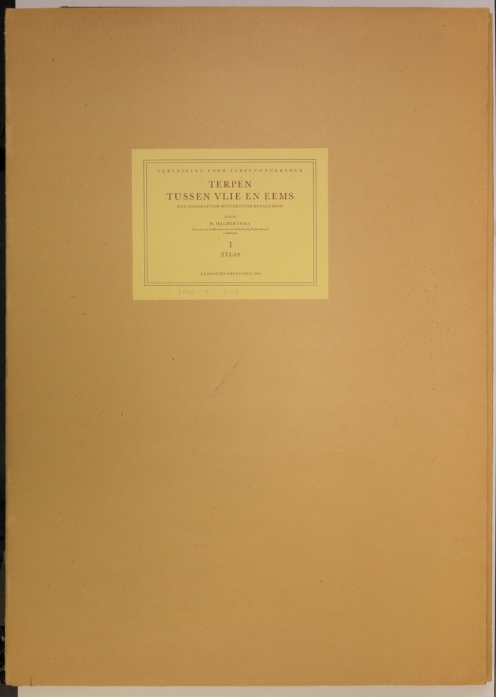 Map Terpen tussen Vlie en Eems