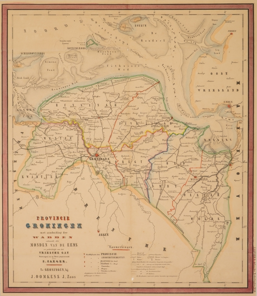 Provincie Groningen met Wadden