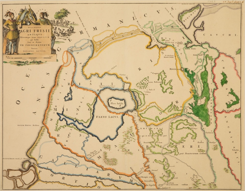 Historische kaart Nederland