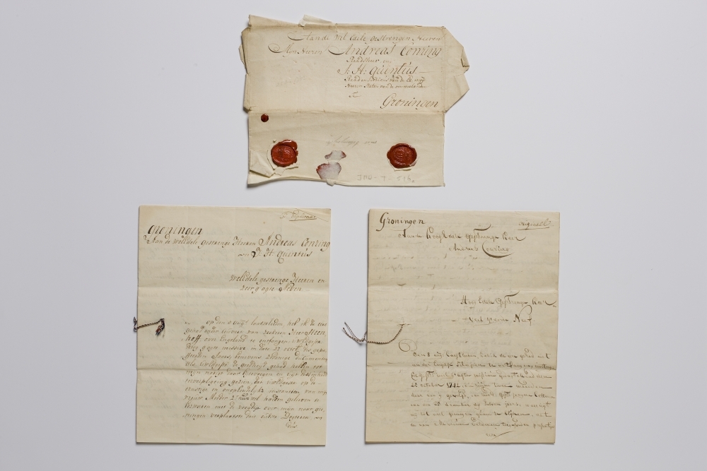 Brief van Jan Albert Sichterman