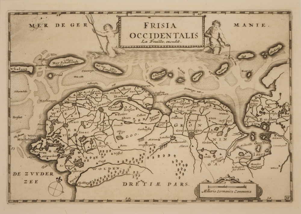 Friesland, Groningen, deel van Drenthe en Oost-Friesland