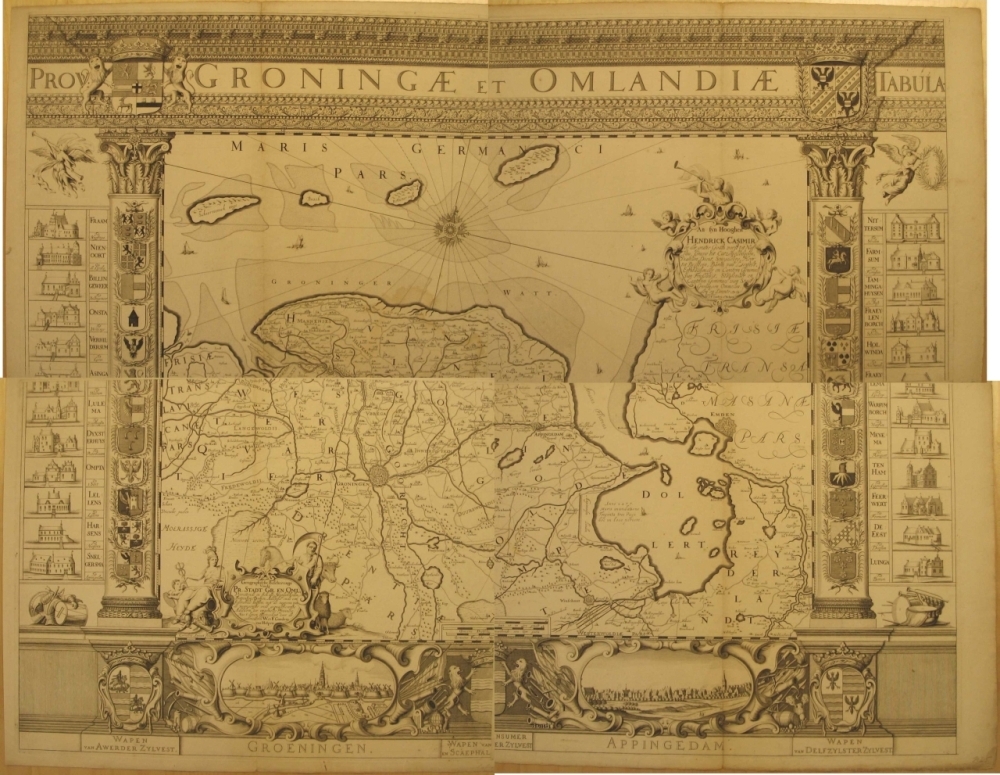 Coenderskaart Provincie Groningen