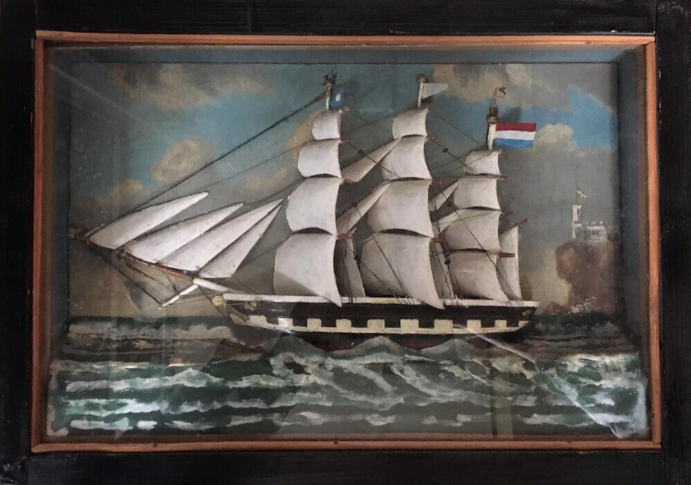 Panoramamodel driemastbark