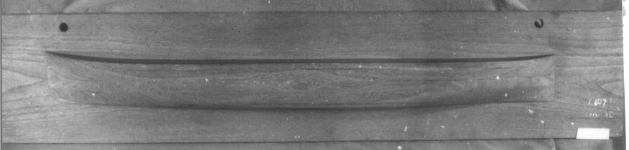 Halfmodel van een Hamburger Schute, eerste helft 20e eeuw