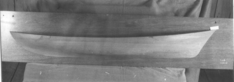 Halfmodel van een motorjacht, 20e eeuw