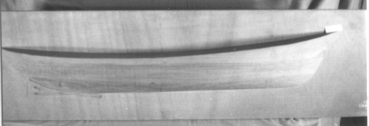 Halfmodel van een motorjacht, 20e eeuw