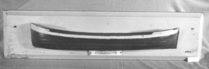 Halfmodel van een Lagerdorfer Steinschute, eerste helft 20e eeuw