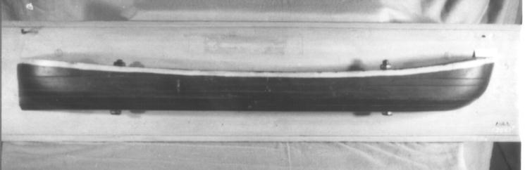 Halfmodel van een Alster schute, eerste helft 20e eeuw