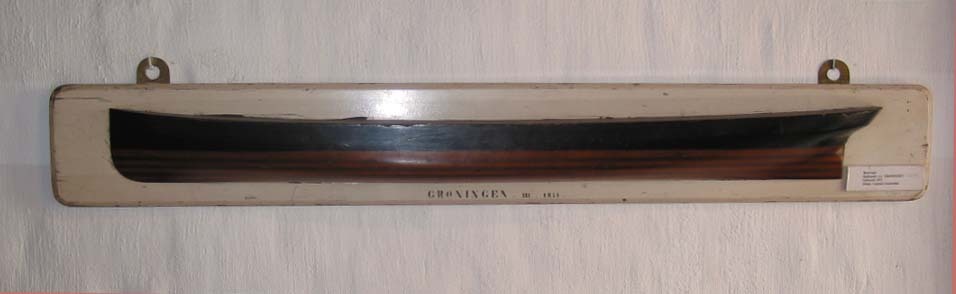 Halfmodel s.s. "Groningen III", bouwjr. 1871