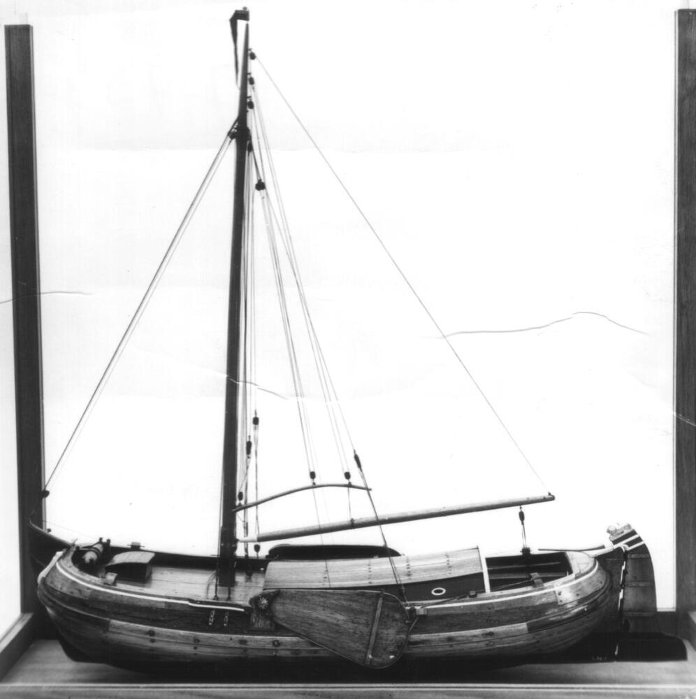 Model van een beurtjacht, 1884