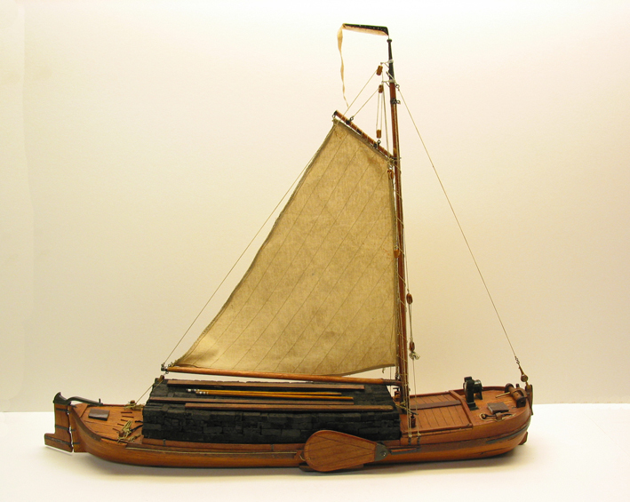 Volmodel van een Drentse marktpraam