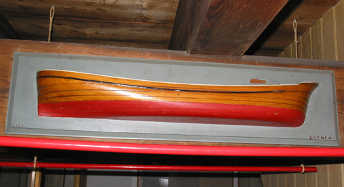 Halfmodel van een ever