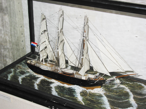 Waterlijnmodel volschip, eind 19e eeuw